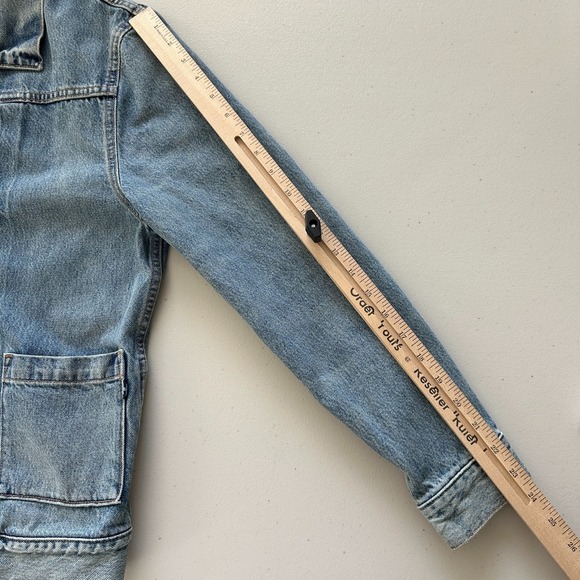 Levis Denim Jacket Mens Small Type 2 Trucker Made & Crafted Unisex - Picture 15 of 16